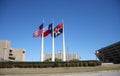 Dallas City Hall Plaza Royalty Free Stock Photo