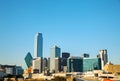 Dallas cityscape in the morning