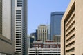 Dallas downtown city urban bulidings view Royalty Free Stock Photo