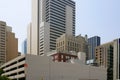 Dallas downtown city urban bulidings view Royalty Free Stock Photo