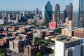 Dallas downtown overview Royalty Free Stock Photo