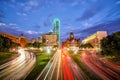 Dallas downtown skyline at twilight, Texas Royalty Free Stock Photo