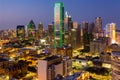 Dallas downtown in twilight. Texas, USA