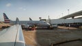 Dallas Fort Worth International Airport - American Eagle Plane Royalty Free Stock Photo