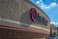 Super Target retail store exterior building sign