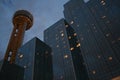 Dallas: Reunion Tower At Night Royalty Free Stock Photo