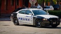 Dallas Police Car on duty - DALLAS, UNITED STATES - OCTOBER 30, 2022