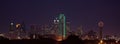 Dallas Skyline at Dusk Royalty Free Stock Photo