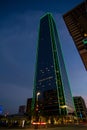 Dallas Skyline at Night Royalty Free Stock Photo