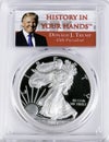 Donald J. Trump Silver Eagle Dollar Coin