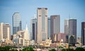 Dallas texas city skyline at daytime Royalty Free Stock Photo