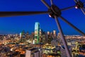 Dallas, Texas cityscape with blue sky at sunset Royalty Free Stock Photo