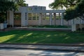 Dallas, Texas - May 7, 2018: The Dealy Plaza and its surrounding buildings in Downtown Dallas the location of the John F Royalty Free Stock Photo