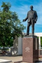 Dallas, Texas - May 7, 2018: George Bannerman Dealey Monument in Dealey Plaza, Dallas, Texas Royalty Free Stock Photo