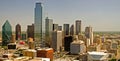 Dallas Texas skyline panorama Royalty Free Stock Photo