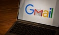 Gmail logo on computer screen