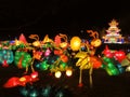 Chinese Lantern Festival Light Installation Art of Ants Playing Music