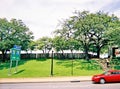 Dallas, Texas, USA, May 15, 2008: Dealey Plaza in downtown Dallas. The location of the assassination of President John F. Kennedy. Royalty Free Stock Photo