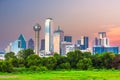 Dallas, Texas, USA skyline Royalty Free Stock Photo