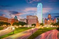 Dallas, Texas, USA Dealey Plaza Royalty Free Stock Photo