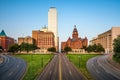 Dallas, Texas, USA Dealey Plaza Royalty Free Stock Photo