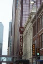 Dallas, TX: Historic Majestic Theater Sign located in downtown Dallas Texas Royalty Free Stock Photo