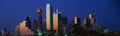 Dallas, TX skyline at dusk Royalty Free Stock Photo