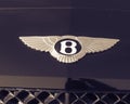 Vintage tone logo of Bentley luxury car brand