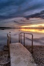 Dalmatia sunset in bay
