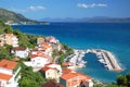 gorgeous azure scenic view on podgora in croatia