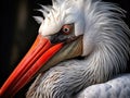 Dalmatian Pelican Made With Generative AI illustration