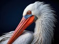 Dalmatian Pelican Made With Generative AI illustration