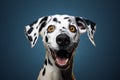 dalmatian portrait, AI generated