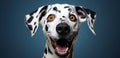 dalmatian portrait, AI generated