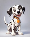 Dalmatian puppy dog cartoon character