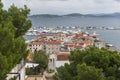 Dalmatian town of tribunj, vodice Royalty Free Stock Photo