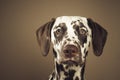 Dalmatian, watchful glance