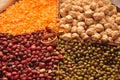 Dals and pulses Royalty Free Stock Photo