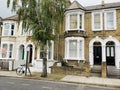 Dalston area in north east London with typical houses and cool neighbourhood