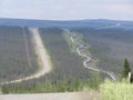 Dalton Highway Alaskan Pipeline Royalty Free Stock Photo