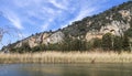 Amous king tombs of Kaunos. Turkey. There are dozens of tombs carved into the rocks around Dalyan and its surroundings.