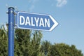 Dalyan Mugla Turkey Road Sign