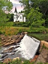 Dam along Elkin & Alleghany Rail Trail