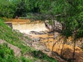 Dam along Elkin & Alleghany Rail Trail