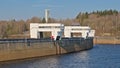 Dam along lake of Eupen