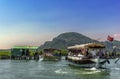 dam for boats on the daylan river in turkey