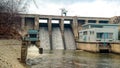 Dam in Brno-Bystrc, Czech Republic Royalty Free Stock Photo