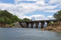 Dam at Broken Bow Lake Royalty Free Stock Photo