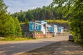 dam building in Nizhnyaya Tura