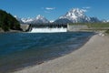 Jackson Lake Dam Royalty Free Stock Photo